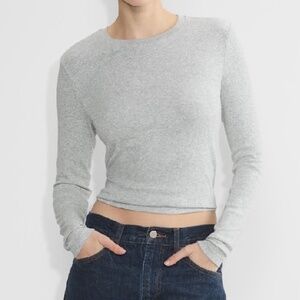 Aritzia HomeStretch Rib Crew Longsleeve